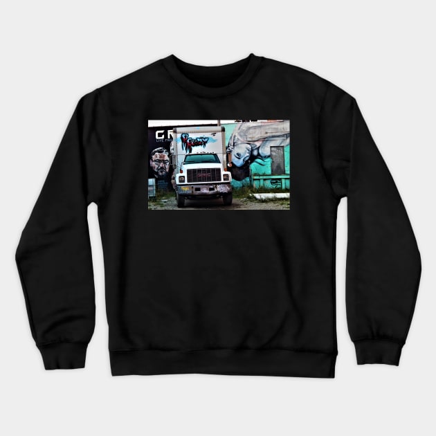 Detroit Graffiti Crewneck Sweatshirt by ThomasGallant